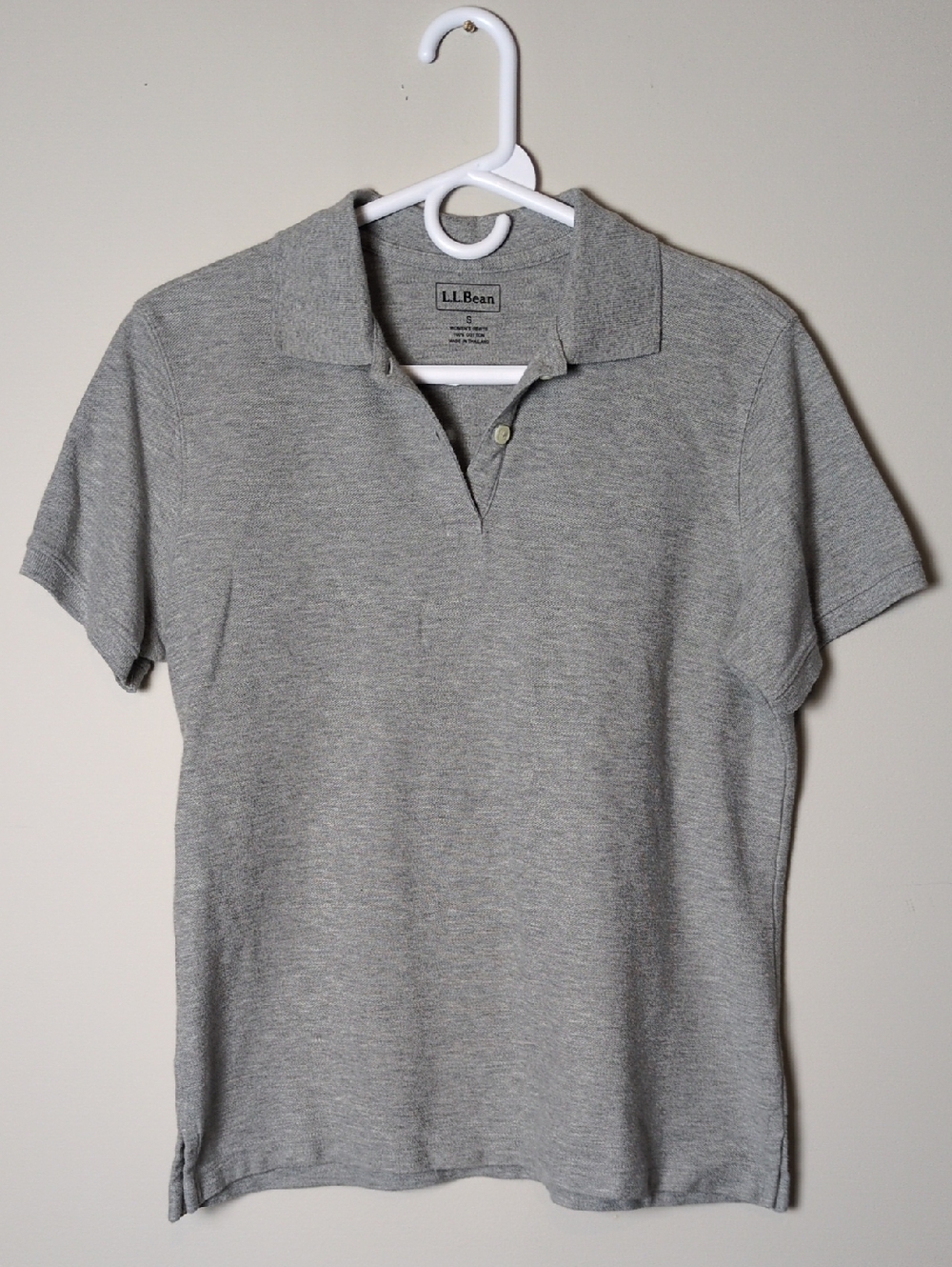LL Bean Polo Shirt Women's Small Tee Tenniscore Tennis Golf Resortwear Preppy